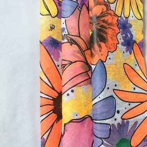 Time is of the essence floral tissue paper